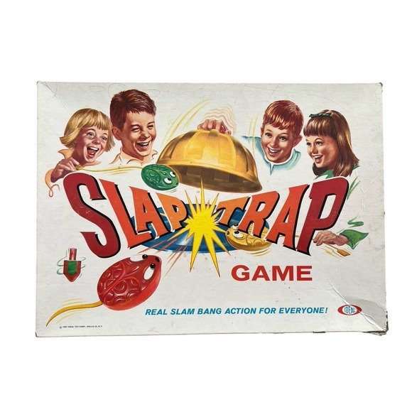 Ideal Toys Other - Slap Trap Board Game Vintage 1967 Ideal Complete